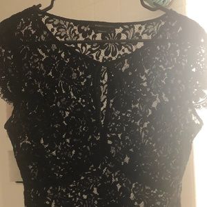 BCBGMaxAzria lace top